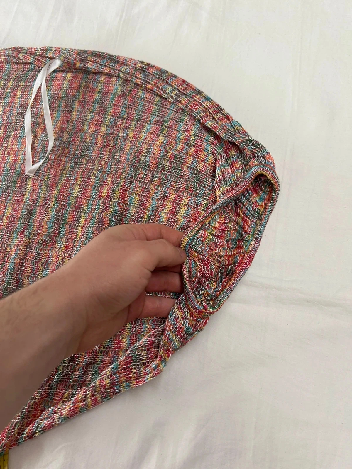 Top multicolor vintage believe em lã – photo 5
